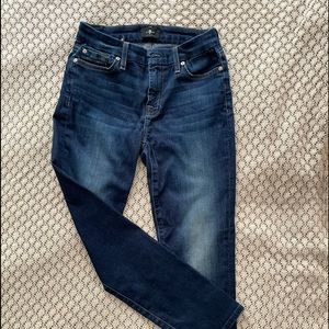 7 for all mankind blue jeans size 26